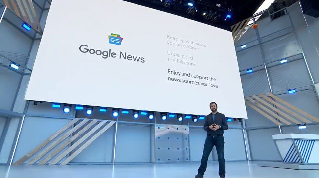 Google pushes artificial intelligence for upgraded news app