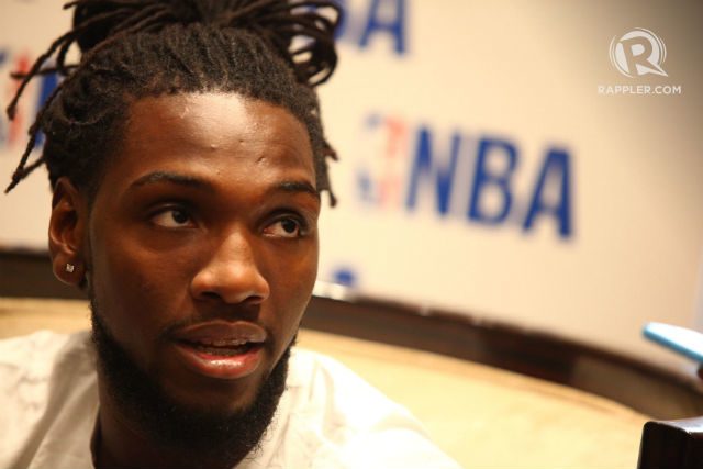 PLAYOFFS? Kenneth Faried believes the Nuggets can get there, but it may be too daunting a task. Photo by Josh Albelda/Rappler 