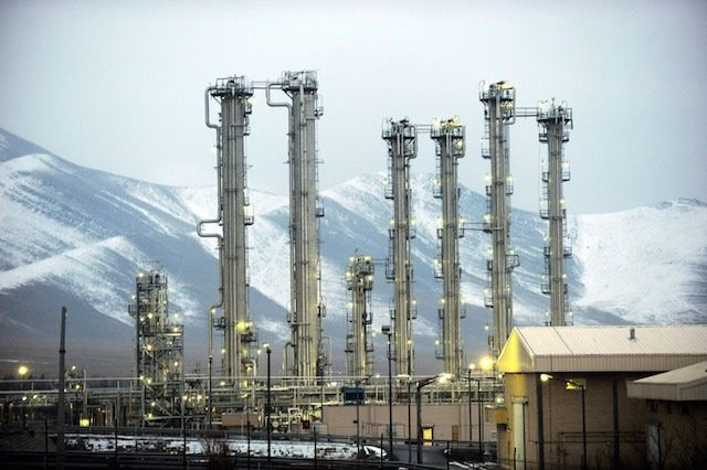 A file photograph dated 15 January 2011 shows a general view of the Iran's heavy water reactor in the city of Arak, Iran. File Photo by Hamid Forutan/EPA