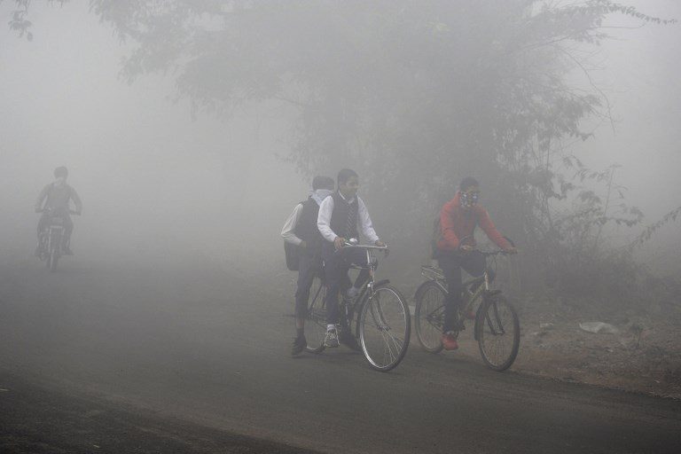 Schools close amid health emergency as smog blankets India’s capital