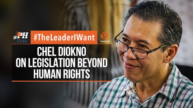#TheLeaderIWant: Chel Diokno on legislation beyond human rights
