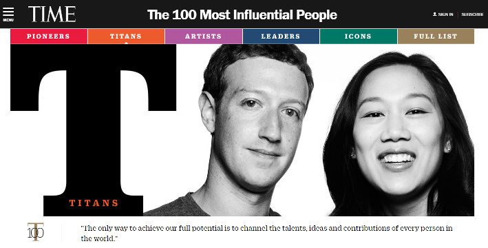Time releases list of 100 most influential people