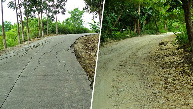 CONDITIONS MAY VARY. The roads between Cebu and Danasan can go from bad to worse. Photos by Leylan Romarate/My Cebu Photo Blog. 