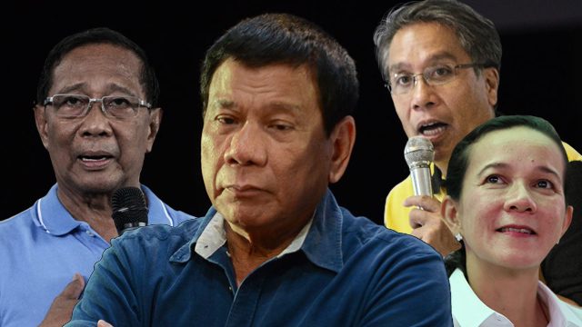 Who’s afraid of Duterte? Rivals target poll front runner