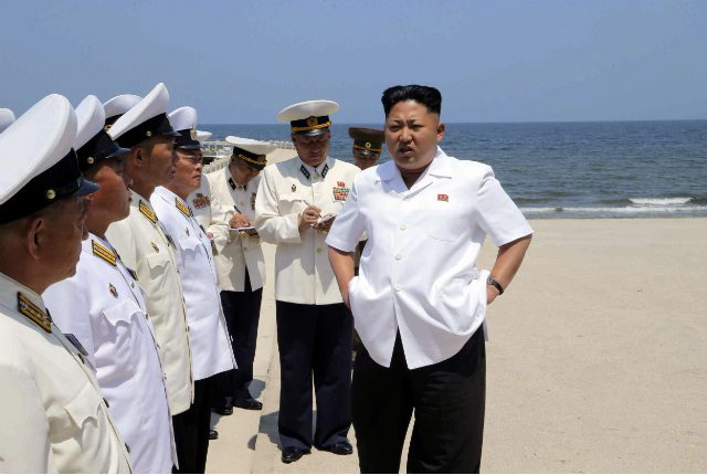 N. Korea leader directs island assault drill – report