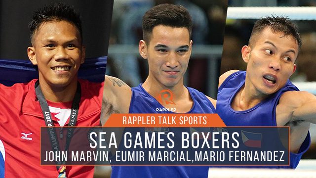 Rappler Talk Sports: SEA Games boxers John Marvin, Eumir Marcial and Mario Fernandez