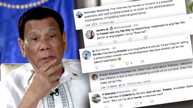 Rant session? Netizens dismayed by Duterte’s Q and A with Panelo