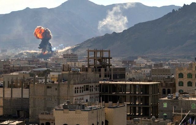 One year on, Yemen rebels still hold Sanaa despite air campaign