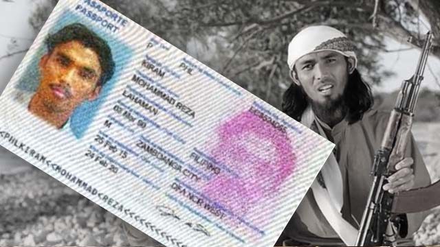 EXCLUSIVE. The passport of Filipino Mohammad Reza Kiram juxtaposed against the Filipino in the ISIS video 