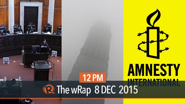 PH polls schedule, human rights, China’s pollution | 12PM wRap
