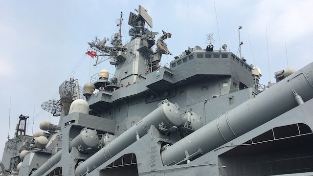 WATCH: Russian warship arrives in Manila