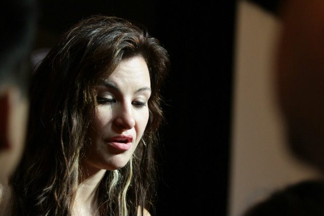 CHAMPION. Miesha Tate barely made it to the scale in time for her UFC bantamweight title main event fight. File photo by Josh Albelda  