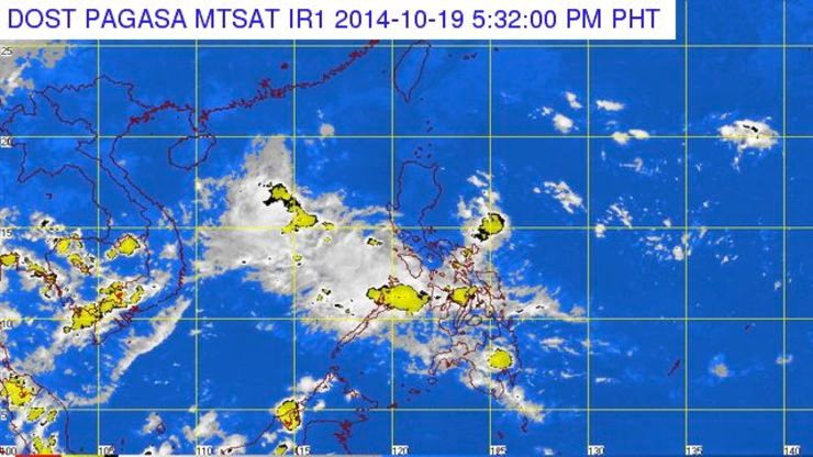Cloudy skies over parts of PH on Monday