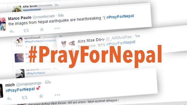#PrayForNepal: Netizens express support for quake victims