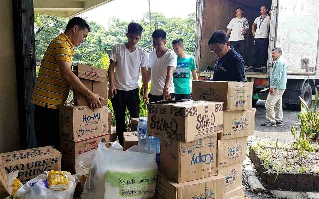 Students, companies donate to families in Marawi