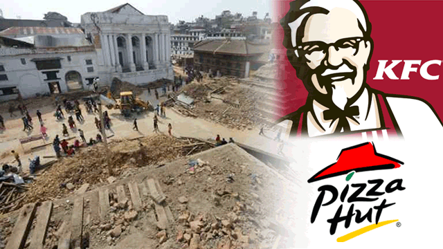 KFC, Pizza Hut shut down in Nepal after quakes