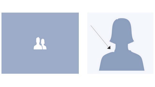 Facebook makes male and female icons the same size