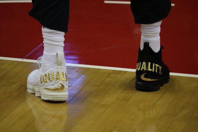 LeBron James continues campaign for ‘equality’ in fashion statement