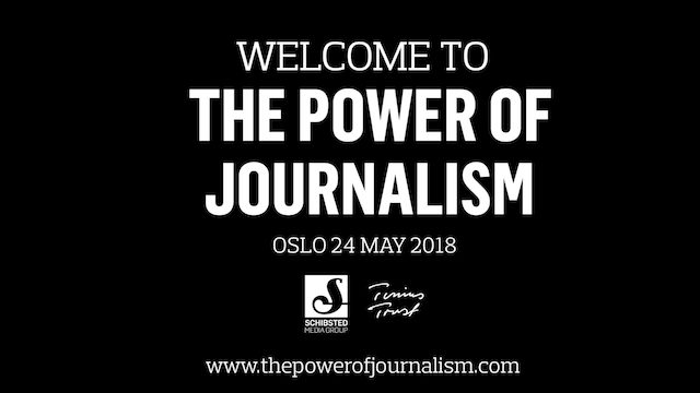 WATCH: The Power of Journalism 2018