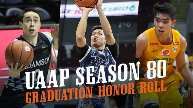 The UAAP Season 80 Graduation Honor Roll
