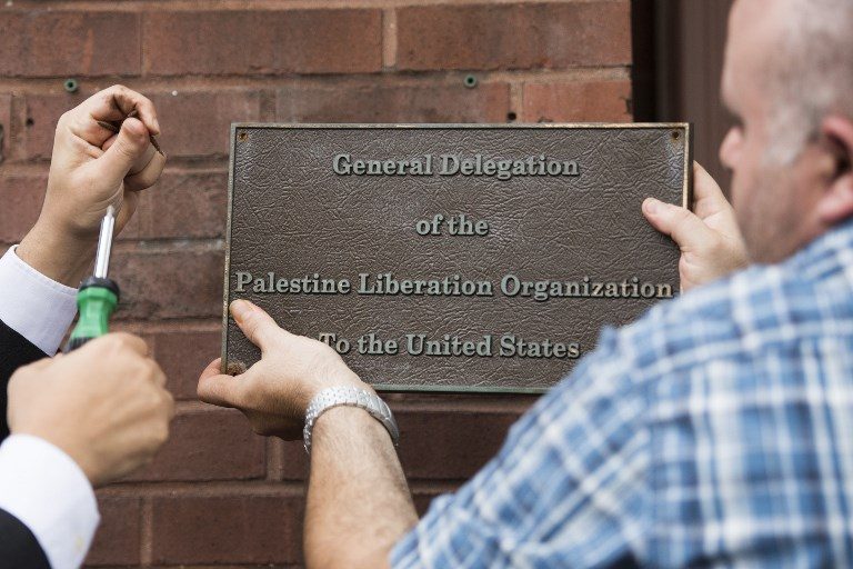 U.S. downgrades Palestinian mission into Israel embassy