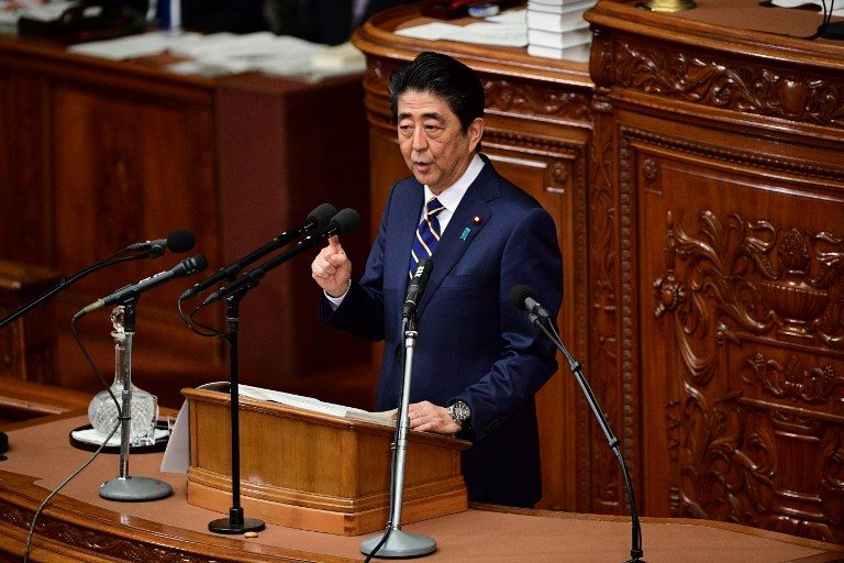 Abe vows Kim meeting to ‘break shell of mutual distrust’