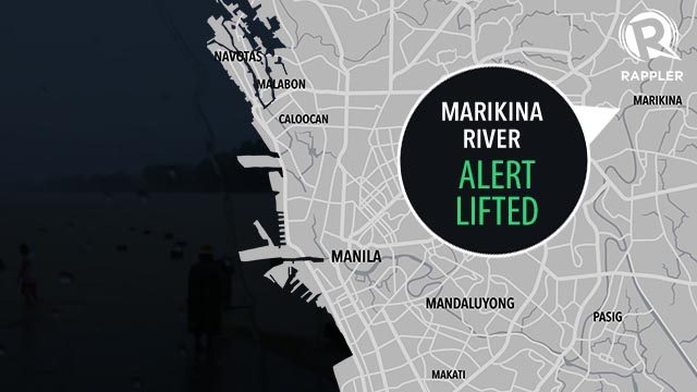 Marikina River Alert Level 1 now lifted