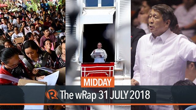 House power struggle, free UP tuition, Pope Francis | Midday wRap