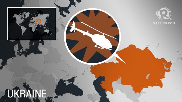 4 troops killed in Ukraine helicopter crash