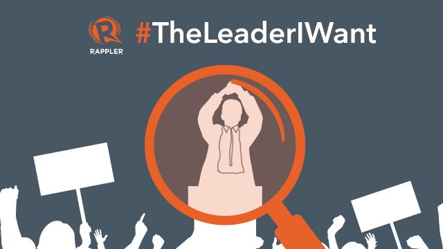 #TheLeaderIWant: What do you look for in a candidate?