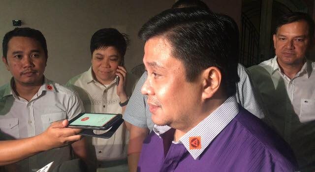 PLUNDER TRIAL. Plunder defendant Jinggoy Estrada attends his hearing at the Sandiganbayan on September 18, 2017 as a free man after 3 years and 3 months. Photo by Lian Buan/Rappler  