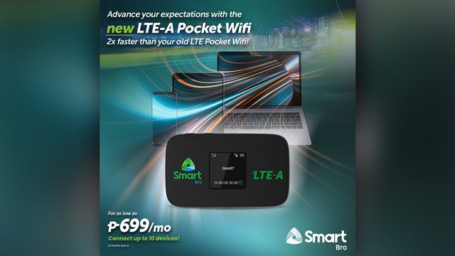 Smart launches new LTE-Advanced Pocket WiFi plans starting at only P699 per month