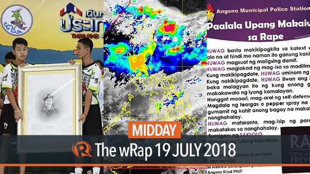 Tropical Storm Inday, anti-rape flyer, Thai cave rescue | Midday wRap