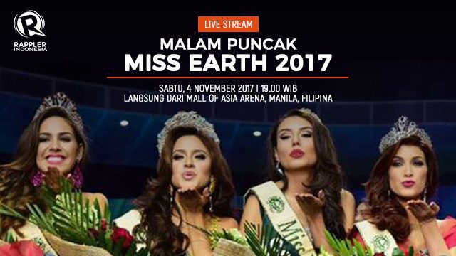 LIVE STREAM: Dari malam puncak ‘Miss Earth 2017’