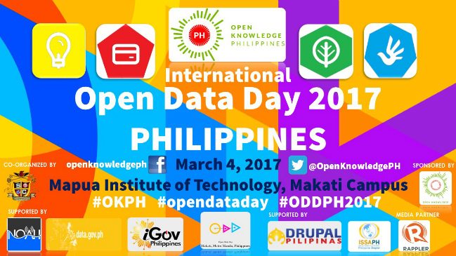 Join the International Open Data Day 2017 in PH