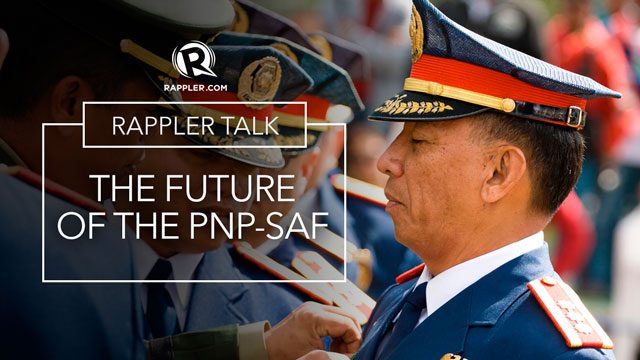 Rappler Talk: The future of the PNP-SAF