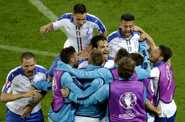 Italy celebrates on road to redemption at Euro 2016