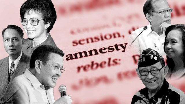 Aquino, 5 other presidents delegated amnesty review to committees