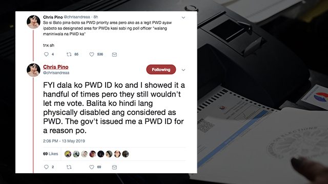 Do PWDs, senior citizens have access to special polling places?