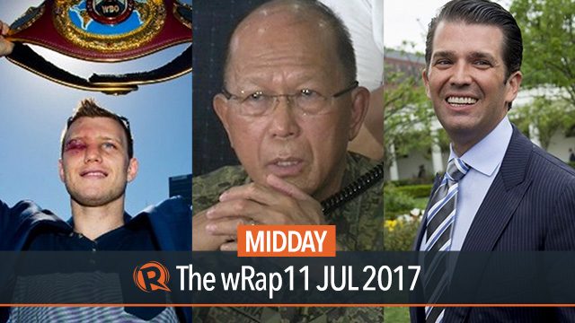 Lorenzana, Pacquiao vs Horn, Trump Jr | Midday wRap