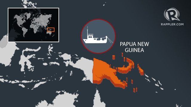 Filipino seafarers found in Papua New Guinea waters now safe