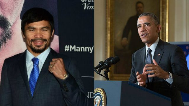 Pacquiao meets Obama at US National Prayer Breakfast