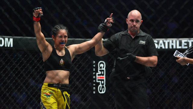 Former boxing champion Ana Julaton was coaxed into a cage career with One Championship due to the sport's popularity. File photo by Nevin Reyes/Rappler 
