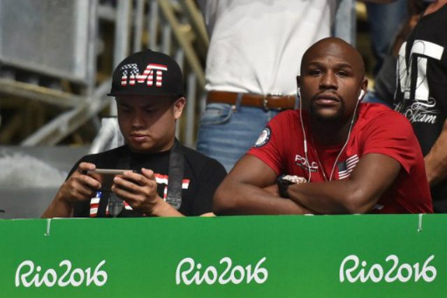 Mayweather turns up at Rio Olympics boxing – only to watch