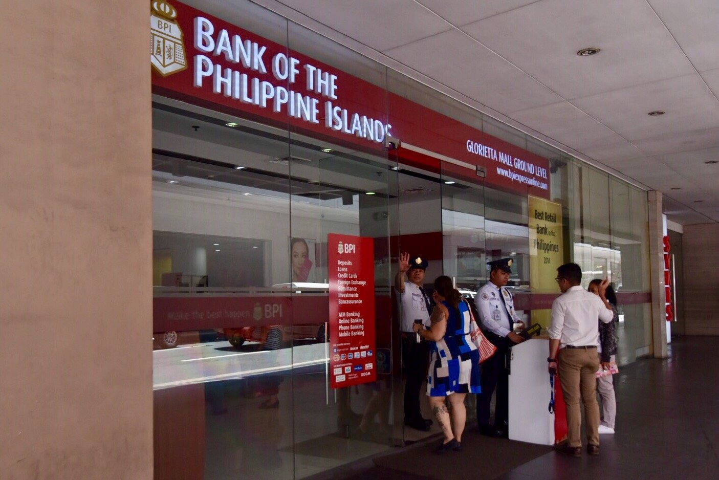 BPI postpones peso cash deposit, withdrawal fees to January 2019