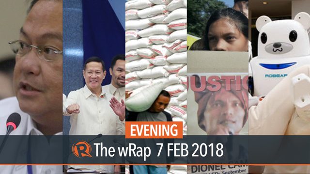 BIR on Sereno, Duque confirmation, NFA rice shortage | Evening wRap