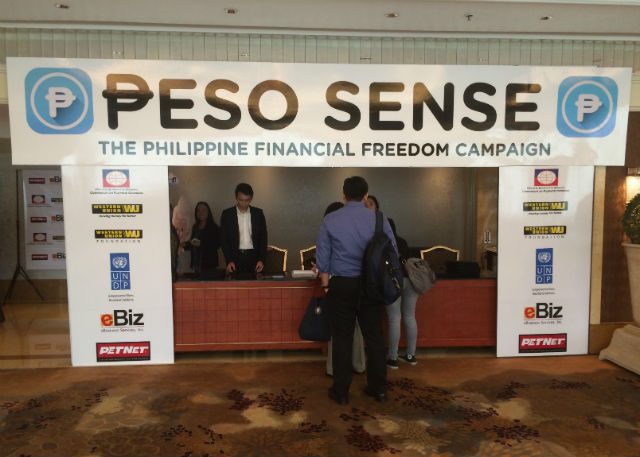 FINANCIAL LITERACY. PESO Sense launches a new app for OFWs and their beneficiaries to promote entrepreneurship and financial literacy 