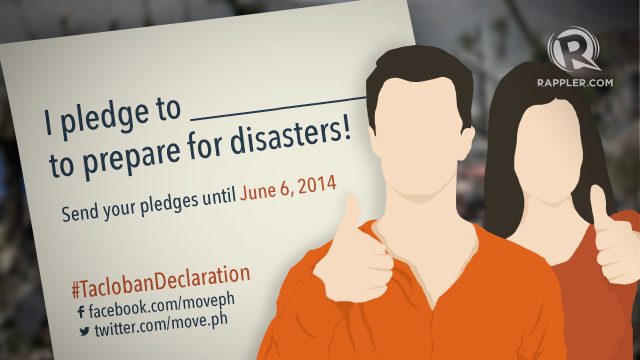 #TaclobanDeclaration: Pledge to prepare for disasters