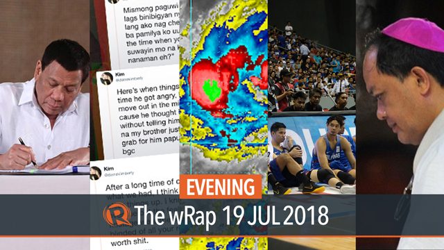 Death squads, Gilas suspension, Tropical Storm Inday | Evening wRap