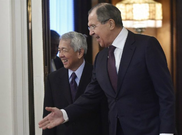 Yasay meets Russian counterpart in Moscow